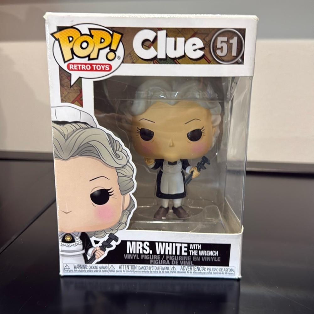 NIB Mrs White Clue Funko